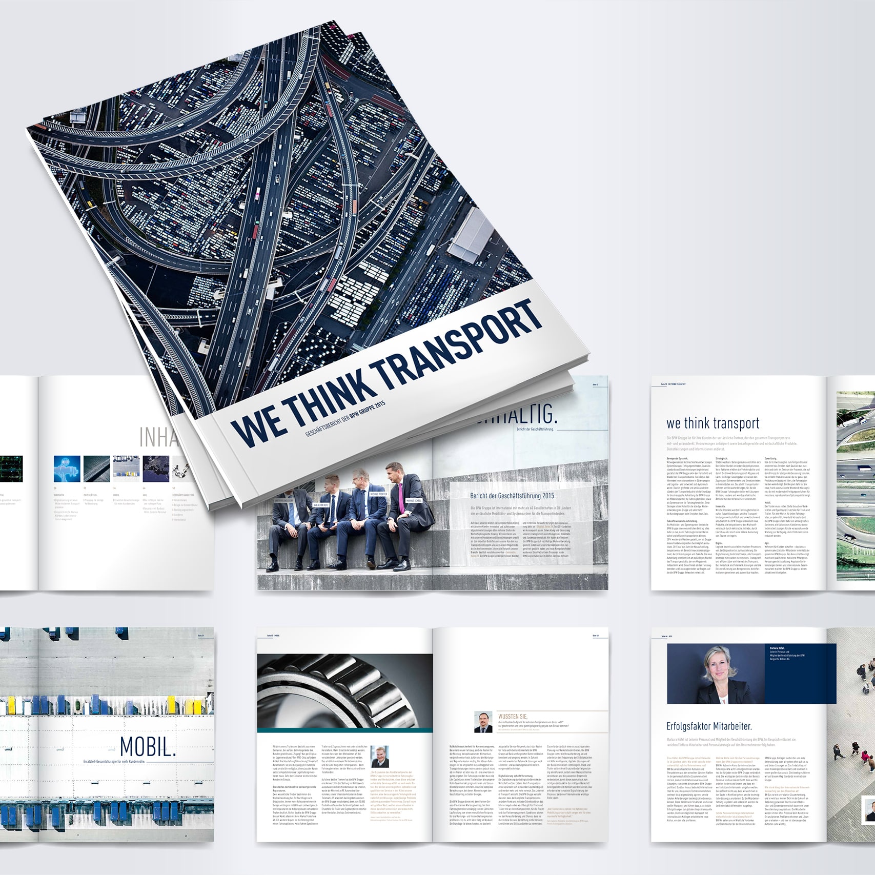 BPW Geschäftsbericht, IAA & Agritechnika Messe Design, Corporate Design, Key Visuals Composings